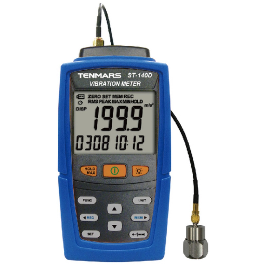 Datalogging Vibration Meter - Tenmars Type ST-140D