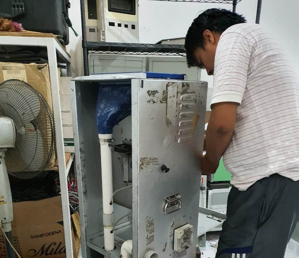 perbaikan hvas (high volume air sampler) tsp