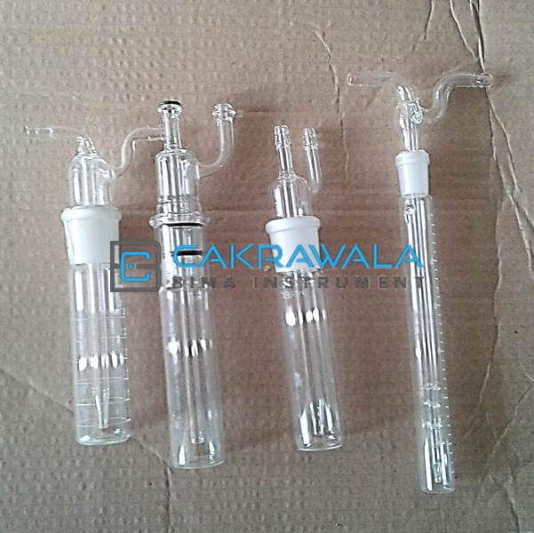 Tabung Midget Impinger Gelas Bening 2 GLASS MIDGET IMPINGER