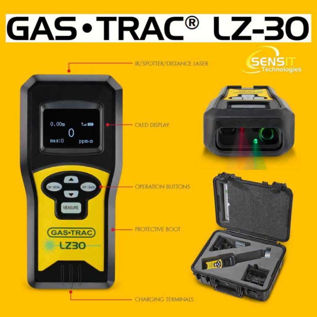 Alat Deteksi Gas Metana GAS•TRAC® LZ-30 1 Gas Metana Detector GAS-TRAC LZ-30