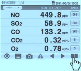 Isokinetic calculator on Tablet Android